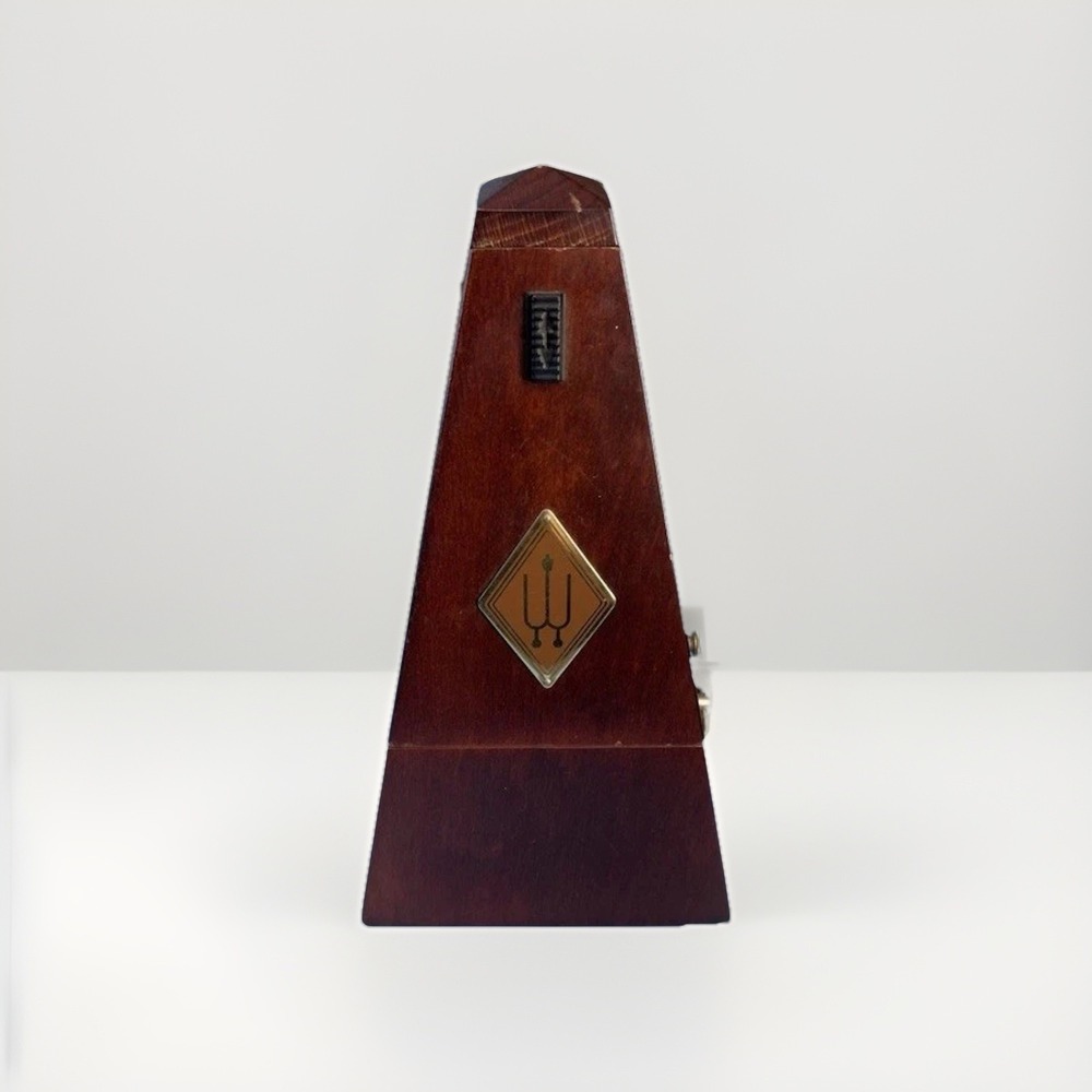 Vintage Wittner Metronome Wood Windup Made In Germany.Works Perfectly